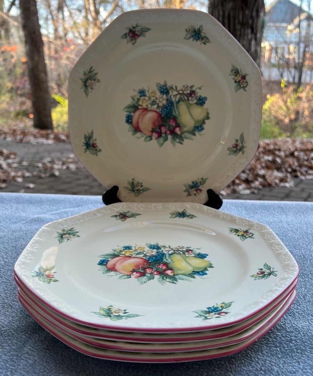 AVON プレート（Sweet Country Harvest ）5枚セット Set of FIVE Avon Sweet Country Harvest Dinner Plates | eBay