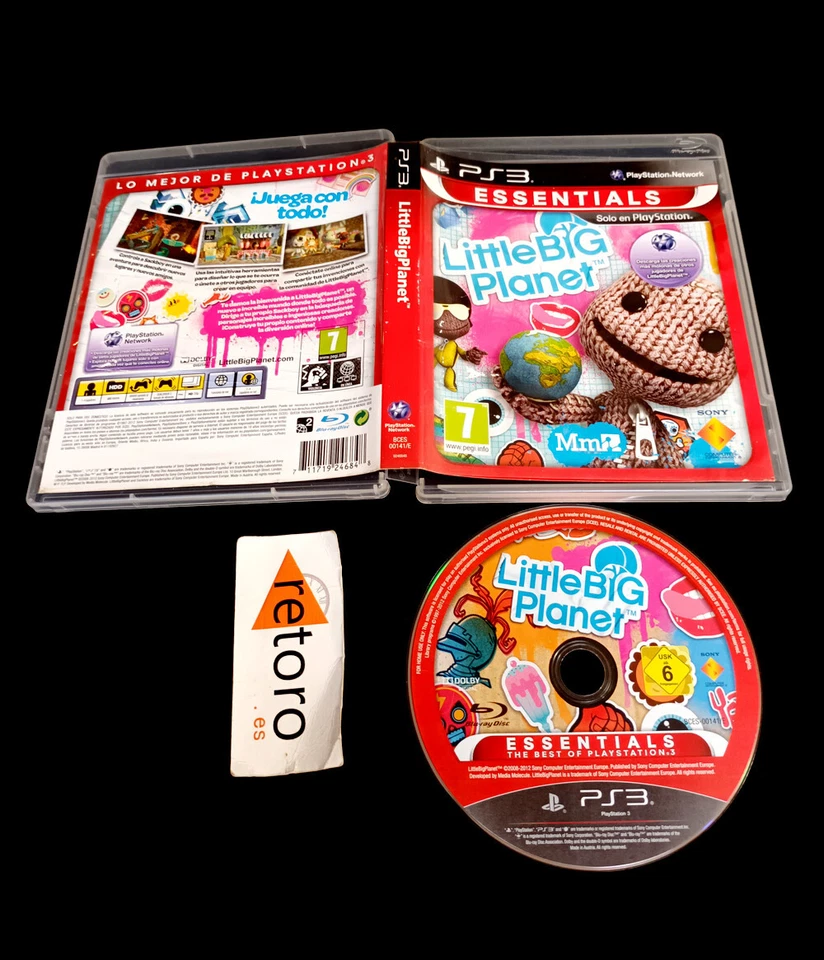 LITTLE BIG PLANET Sony Playstation 3 PS3 Play3 PAL-España Esp Sin Manual, foto 1 de 2