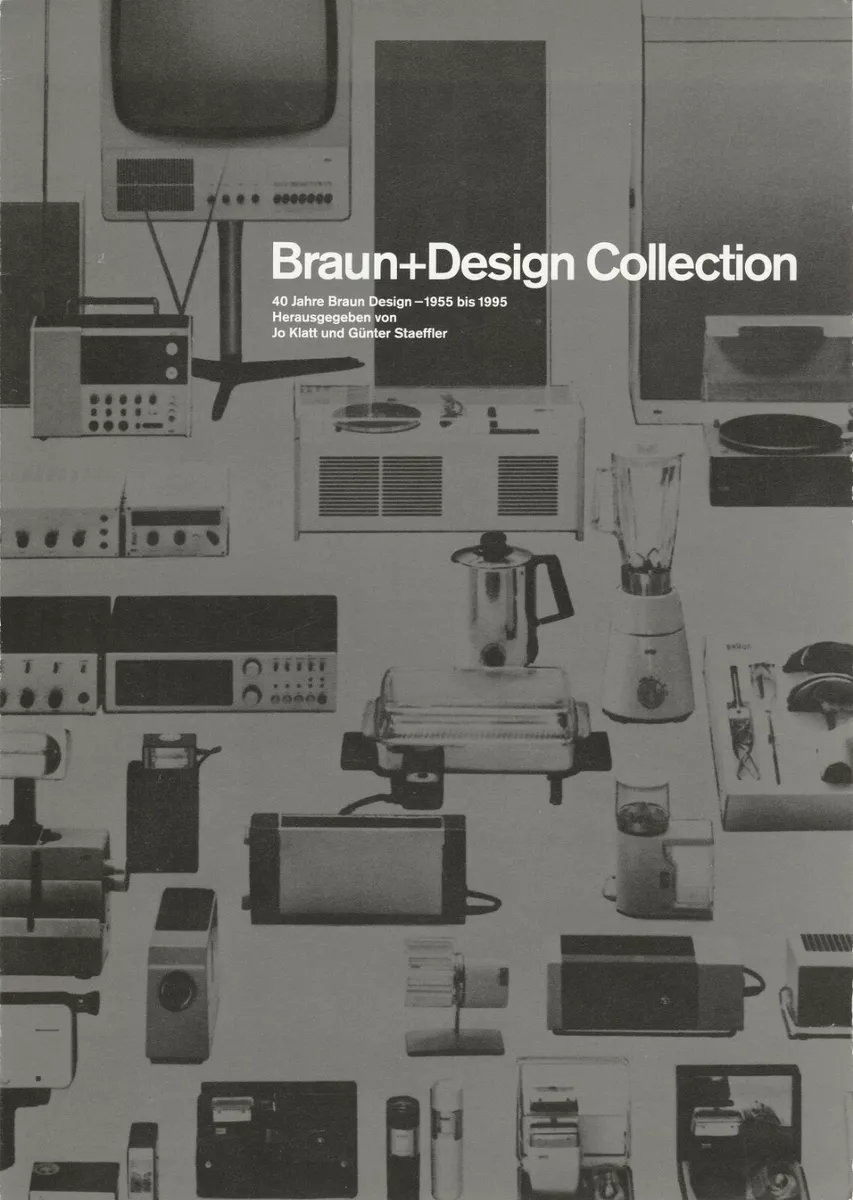 BRAUN + Design Collection Flyer Advertising leaflet Ephemera 1995 German Design