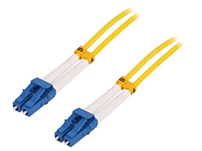 FP0LC50 LWL-Patchkabel OS2 LC/UPCbeiderseitig 50m LSZH gelb LOGILINK