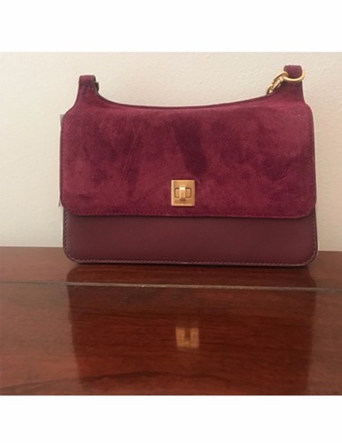 NEU 378 $ Michael Kors Natalie M Kette Pflaume Crossbody Handtasche Tasche - Bild 2 von 6
