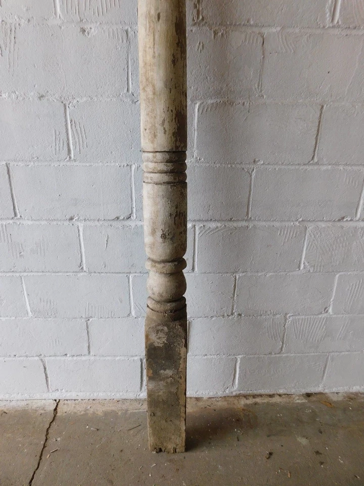 1880's Wood 1/2 PORCH COLUMN Square Base & Top Turned VICTORIAN Style ORNATE - Image 4 of 4