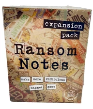 Ransom Notes - The Ridiculous Word Magnet Party Game Bundle Pack w/Expansion Pk.