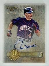 Paul Molitor 2013 Topps Five Star Autograph #d 182/386 Auto On Card Min Twins