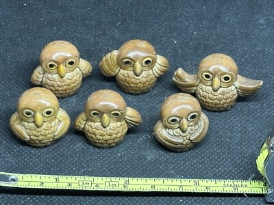 Eule Figuren Kurioses Miniatur s Restposten Kabinett Kuriositäten Kitsch 1f