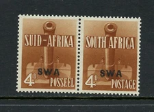 Y950  Southwest Africa 1941  Artillery guns  OVERPRINTED  pair      MNH