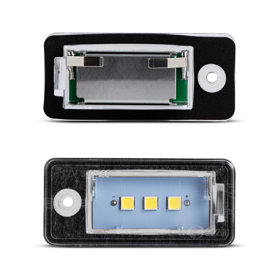 2x LED Éclairage De Plaque pour Audi A3 8P Sportback 3-trg Cabriolet 5050 - Photo 4/4