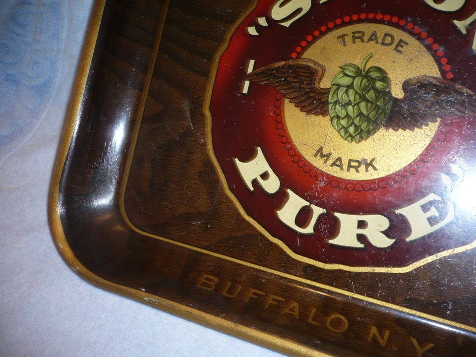 VINTAGE WM. SIMON BREWERY BUFFALO NY BEER TRAY  pre pro - Image 2 of 4