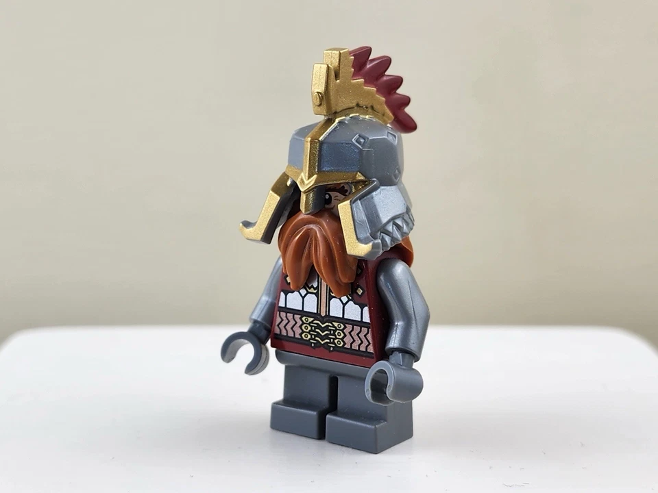 LEGO Dain Ironfoot Dwarf Minifigure LOTR The Hobbit - lor107 79017 NEW - Image 2 of 4