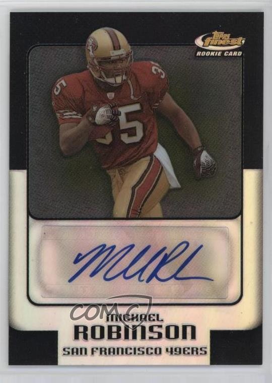 2006 Topps Finest Black Refractor 2/99 Michael Robinson #178 Rookie RC 1e5k