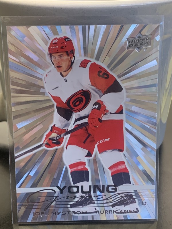 2025-26 UD Series 2 Young Guns Joel Nystrom SILVER OUTBURST 🔥🔥🔥🔥