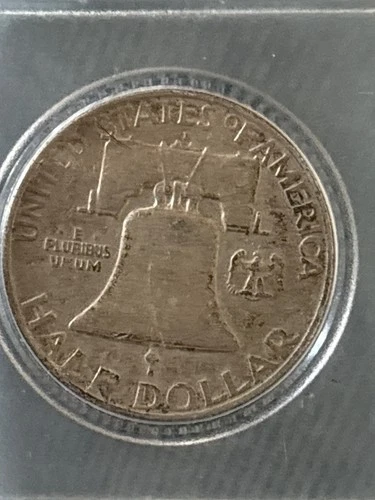 1959 -D USA Franklin Half Dollar silver