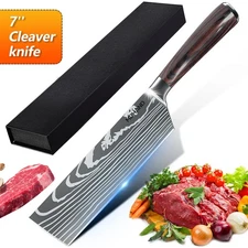7'' Premium Chef Knife. Japanese Steel Kitchen Knives for Balance & Control +Box
