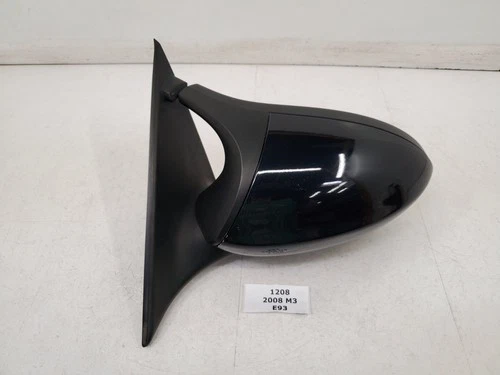 ✅ 08-13 OEM BMW E92 E93 M3 Left Heated Folding Mirror Assembly Black w/O Glass