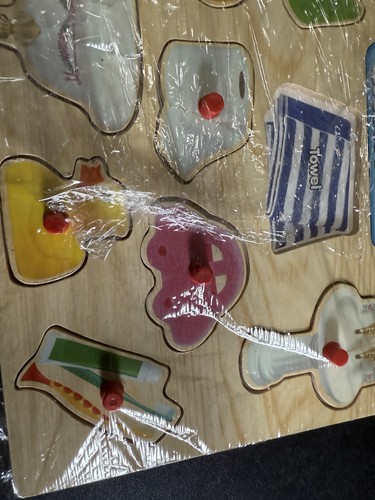 Preschool Bath time Puzzle. See Photos. Missing Towel Piece. Otherwise Good - Picture 5 of 6