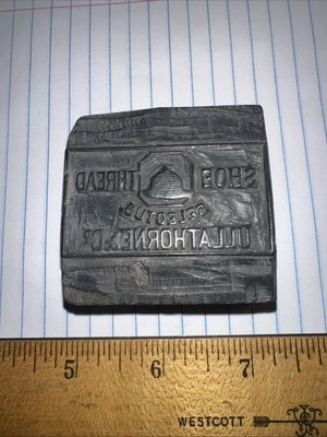 Print Block ( ULLATHORNE & Co. Shoe Thread ) Selectus