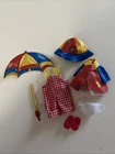 1996 Vintage Mattel Kelly Baby Sister Of Barbie Rain Coat Outfit #15867