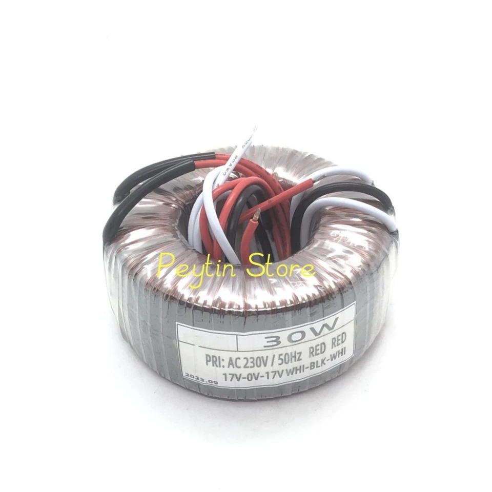 9~36V Power Amplifier Audio Ring Transformer 30W Input 110V~380V Output Double - Image 4 of 4
