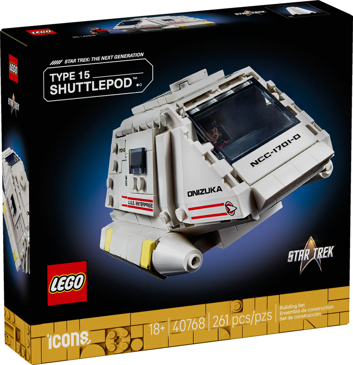 LEGO Star Trek Icons GWP 40768 Type-15 Shuttlepod New Factory