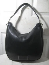 Marc by Marc Jacobs Black Cow Leather  Hobo Bag.