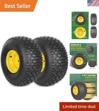 2-pack  Tubeless 20x8.00-8 Rear Tires - Exact Fit For Mowers And Tractors