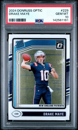2024 Donruss Optic Drake Maye RC PSA 10