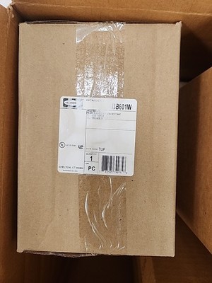 HUBBELL BB601W Industrial Grade, Back Box, For 60A 1 1/4'' NPT Hub, Angled, Mount