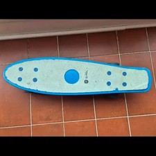 Penny Cruiserboard Skateboard with Unique Pattern, Heavily Used