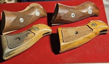 Vtg 2 Sw Smith Wesson And 2 Ruger Wood Grips Lot Of 4