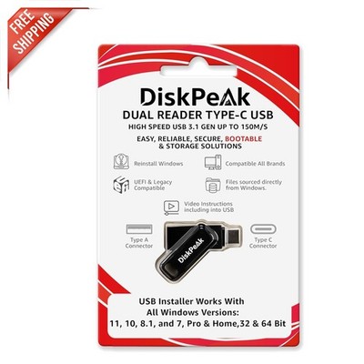 Universal Windows Installer USB: Supports 11, 10, 8 & 7 with Video Instructions