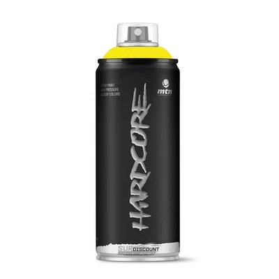 MONTANA COLORS Bombe de peinture - Jaune clair - RV-1021 - Hardcore MTN - 400ml