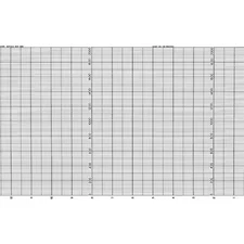 GRAPHIC CONTROLS YOK B957AEQ Chart, Fanfold, Range 0 to 2000, 66 Ft, Pk2