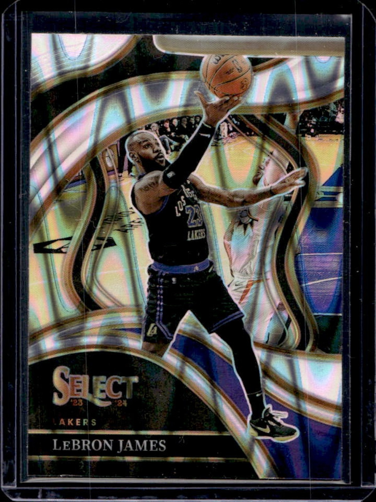 2023-24 Select LeBron James Tectonic Prizm Courtside #266 Lakers