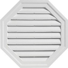 Ply  22" Octagon White Gable Attic Vent OCTGV AW Ply  OCTGV AW 099114706557