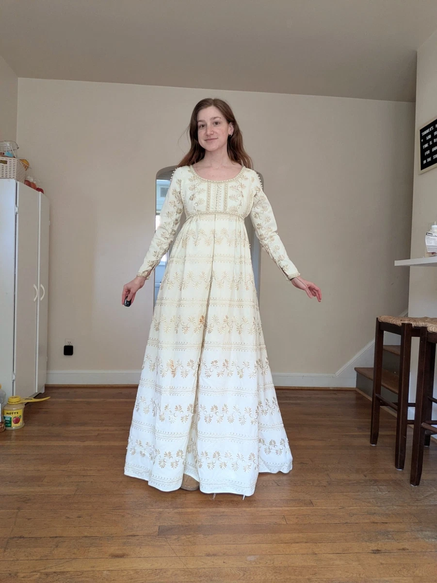 70s empire waist dress 60s/70s Black Maxi Dress main image 0