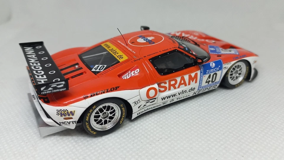 Ford GT nr. 40 24h Nürburgring 2009 1/43 Minichamps 437098440 - Immagine 2 di 4