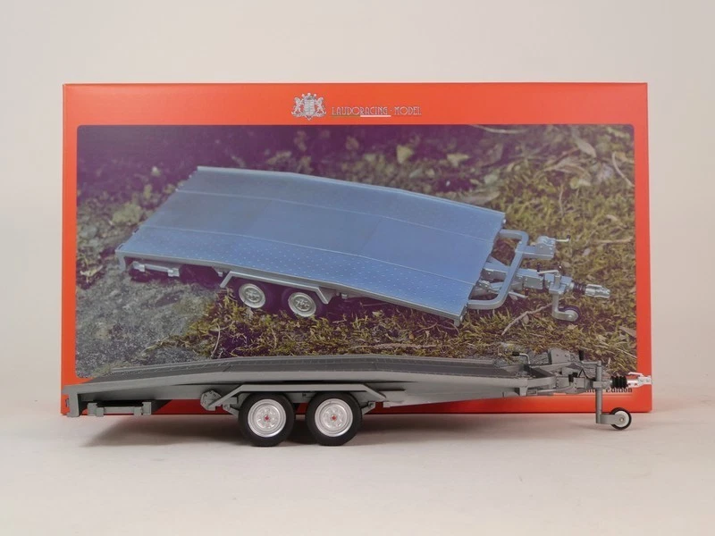 Remorque Plateau Ellebi Par Laudoracing Models – 1/12, Résine, Collection