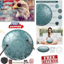 12 Steel Tongue Drum with Bag Music Book - Gift for Music Lovers