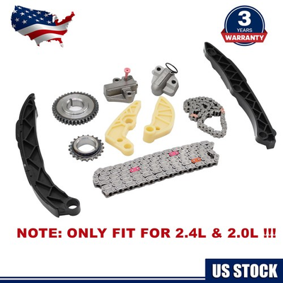 #ad Fits Kia Sorento Optima Sportage 2.4L 2.0 Timing Chain Kit Camshaft VVT Gear Set $106.99