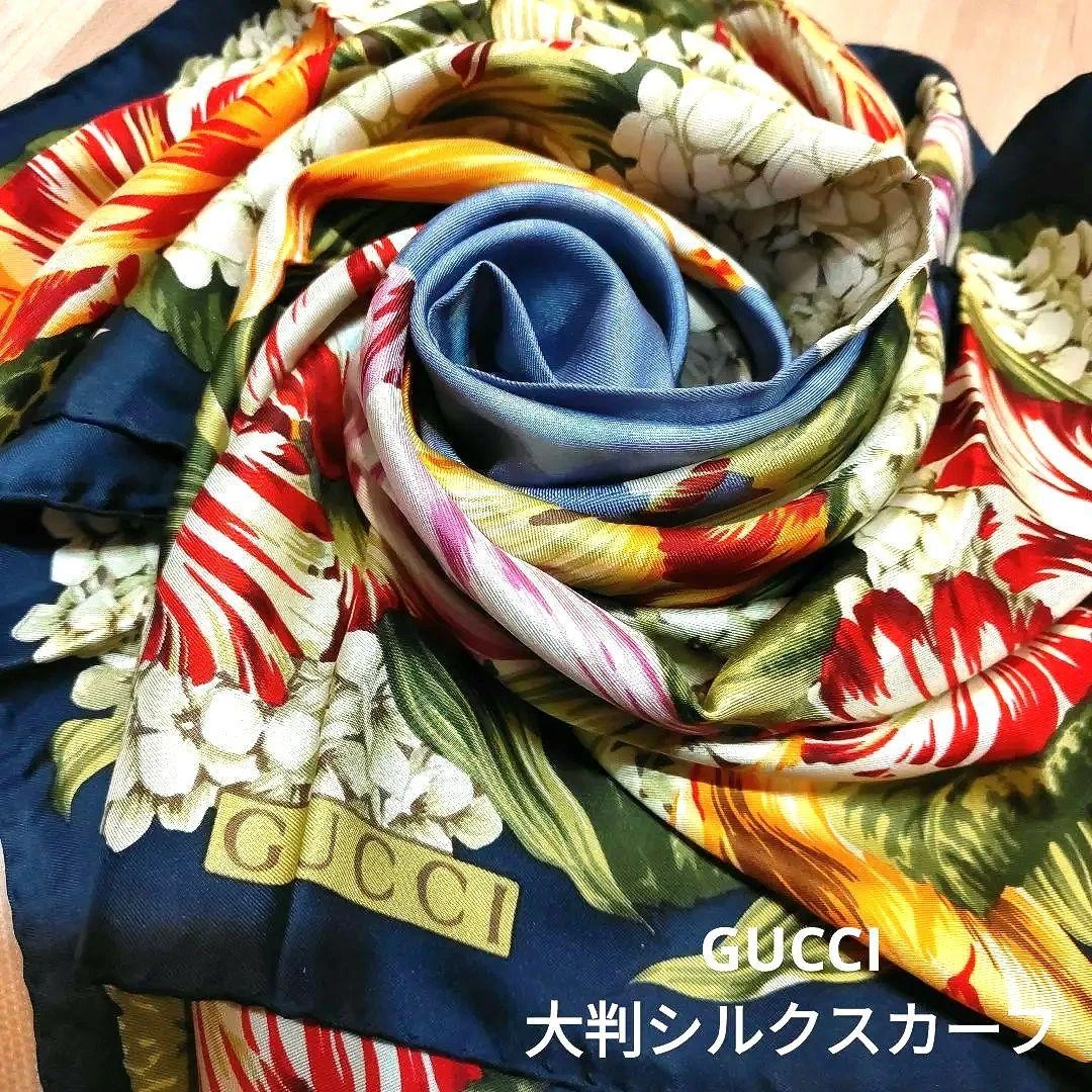 Gucci Blue Floral Scarves & Wraps for Women for sale | eBay