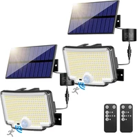 2 StüCk Solarlampen FüR AußEn Mit Bewegungsmelder, 310 Led Helle 3 Modi Solarle