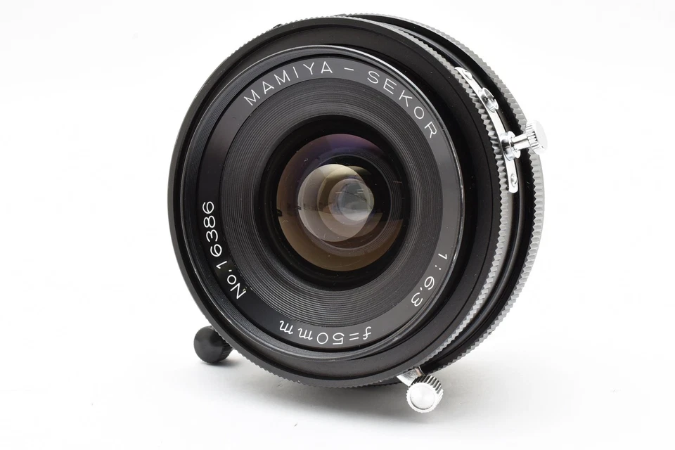 [Near mint w/Hood] Mamiya Sekor 50mm f/6.3 Lens Universal Press Super 23 From JP - Image 3 of 4