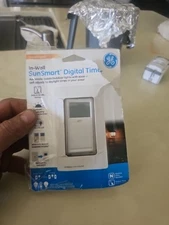 GE SunSmart Digital In-Wall Timer - Daily ON/OFF Times, Programmable Settings...