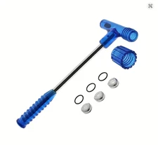 1PC Impact Bullet Puller Kinetic Hammer w/ 3 Sets of Collets Reloading