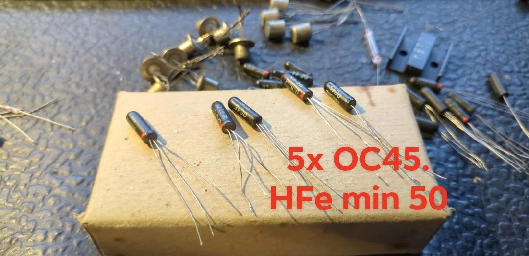 ac125 Ge transistor military version, NOS