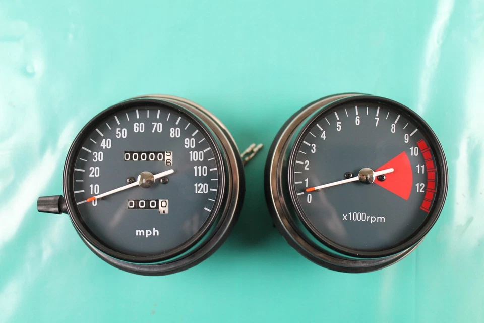Honda CB750 CB750K CB750F Speedometer Tachometer MPH 1973-1978 New - Image 2 of 4