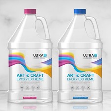UltraClear Art and Craft Epoxy Resin  Bubble Free, Low Odor, 2 Gallon Kit