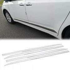 4 PCS Outside Door Body Side ABS Molding Chrome Trim For Toyota SIENNA 2011-2020