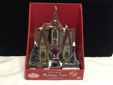 Light up Musical Plastic Battery Operated Christmas House T67 