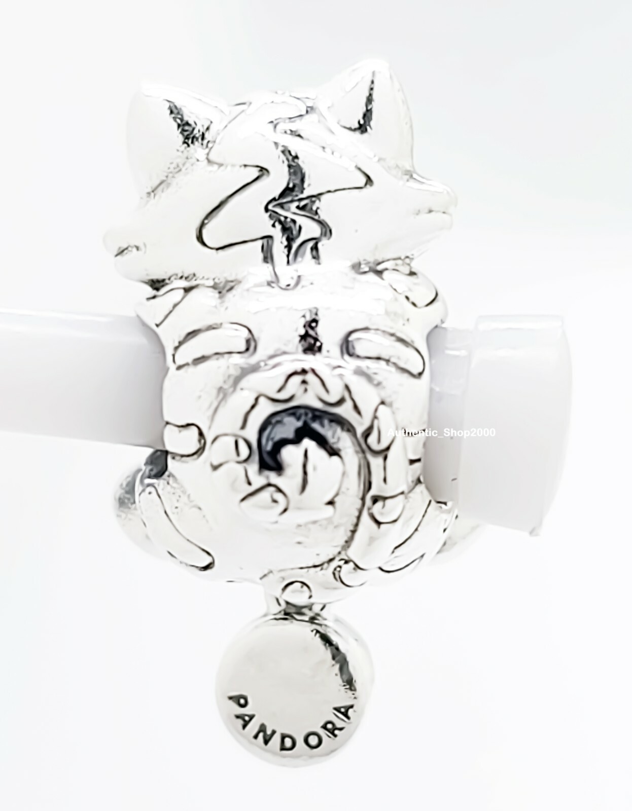 New 100 Authentic PANDORA 925 Meow Kitten & Yarn Ball Charm Pendant